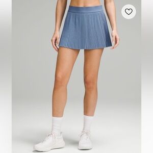 Lululemon Varsity High Rise Pleated Tennis Skirt